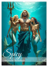 Spicy - Griechische Mythologie (Wandkalender 2026 DIN A2 hoch), CALVENDO Monatskalender
