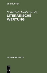 Literarische Wertung