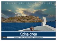 Spinalonga - Insel vor Kreta mit historischer Vergangenheit (Tischkalender 2025 DIN A5 quer), CALVENDO Monatskalender