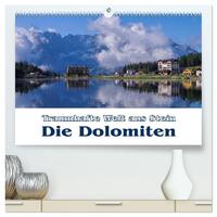 Die Dolomiten - Traumhafte Welt aus Stein (hochwertiger Premium Wandkalender 2026 DIN A2 quer), Kunstdruck in Hochglanz