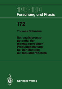 Vorderes Coverbild Rationalisierungspotential der montagegerechten Produktgestaltung bei der Montage mit Industrierobotern
