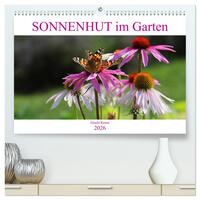Sonnenhut im Garten (hochwertiger Premium Wandkalender 2026 DIN A2 quer), Kunstdruck in Hochglanz