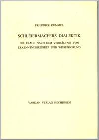 Schleiermachers Dialektik