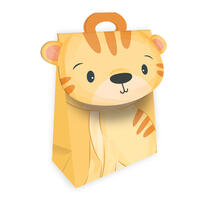 Trötsch Geschenktasche mit Verschluss Tiger