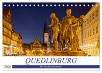 QUEDLINBURG FÜR NACHTSCHWÄRMER (Tischkalender 2026 DIN A5 quer), CALVENDO Monatskalender