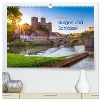 Mittelhessens Burgen und Schlösser (hochwertiger Premium Wandkalender 2026 DIN A2 quer), Kunstdruck in Hochglanz