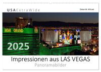 Impressionen aus LAS VEGAS (Wandkalender 2025 DIN A2 quer), CALVENDO Monatskalender
