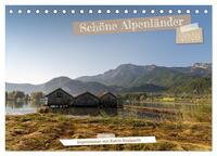 Schöne Alpenländer (Tischkalender 2026 DIN A5 quer), CALVENDO Monatskalender