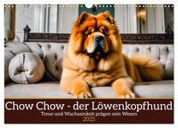 Chow Chow - der Löwenkopfhund (Wandkalender 2025 DIN A3 quer), CALVENDO Monatskalender