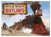 Vorderes Coverbild Wild West Outlaws (Tischkalender 2026 DIN A5 quer), CALVENDO Monatskalender