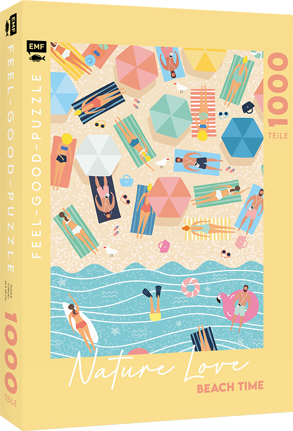 Feel-good-Puzzle 1000 Teile – NATURE LOVE: Beach time