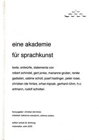 eine akademie für sprachkunst