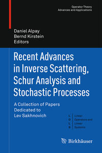 Recent Advances in Inverse Scattering, Schur Analysis and Stochastic Processes
