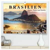 Vorderes Coverbild Brasilien. Sonne, Natur und Samba (hochwertiger Premium Wandkalender 2025 DIN A2 quer), Kunstdruck in Hochglanz