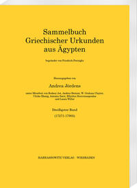 Sammelbuch griechischer Urkunden aus Ägypten. Dreißigster Band (17271–17905)
