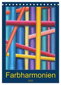 Farbharmonien (Tischkalender 2026 DIN A5 hoch), CALVENDO Monatskalender