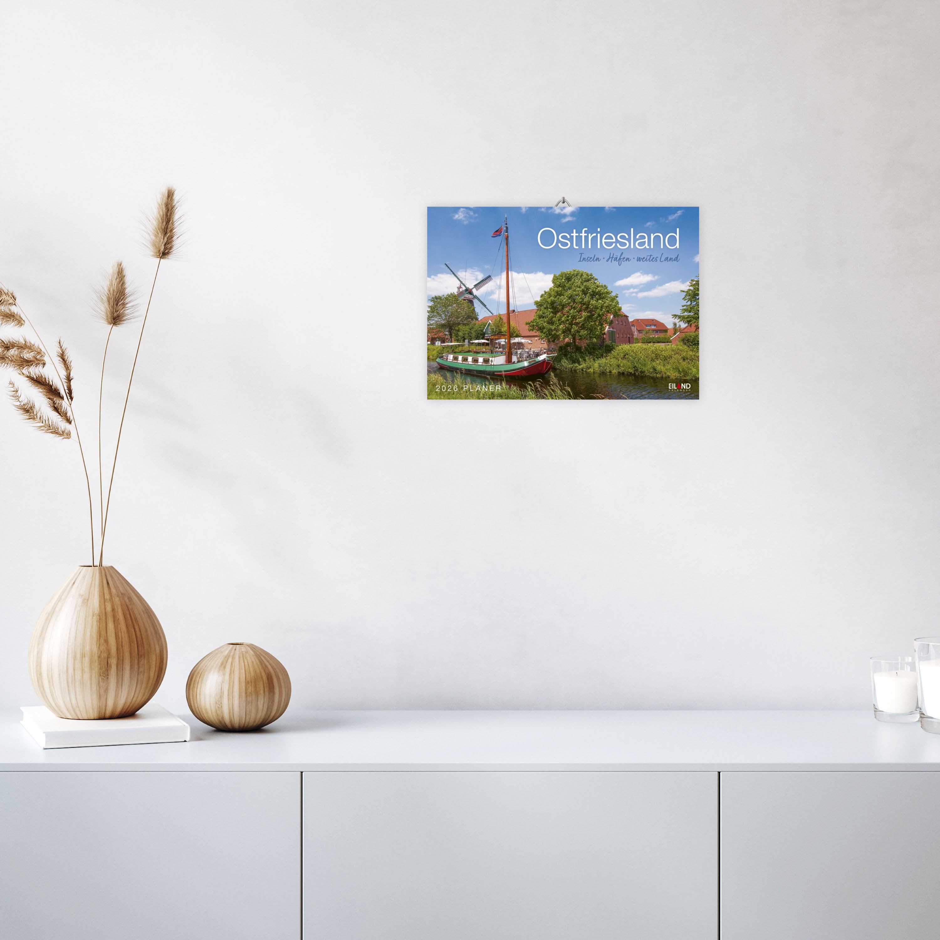 Ostfriesland Kalender 2026 - Inseln · Häfen · weites Land