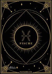 Edles Notizbuch Sternzeichen Fische | Designed by Alfred Herler