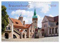 Braunschweig Im Zeichen des Löwen (Wandkalender 2026 DIN A4 quer), CALVENDO Monatskalender