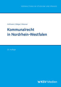 Vorderes Coverbild Kommunalrecht in Nordrhein-Westfalen