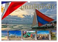 Reise durch Asien - Philippinen (Wandkalender 2025 DIN A3 quer), CALVENDO Monatskalender