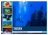 Tauchen auf den Sychellen (Wandkalender 2025 DIN A3 quer), CALVENDO Monatskalender