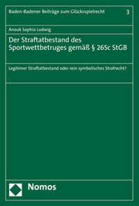 Der Straftatbestand des Sportwettbetruges gemäß § 265c StGB