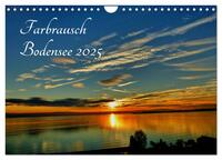 Farbrausch Bodensee (Wandkalender 2025 DIN A4 quer), CALVENDO Monatskalender