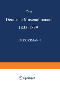 Vorderes Coverbild Der Deutsche Musenalmanach 1833–1839
