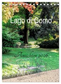 Lago di Como Ansichten 2026 (Tischkalender 2026 DIN A5 hoch), CALVENDO Monatskalender