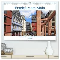 Vorderes Coverbild Frankfurt am Main die neue Altstadt vom Taxifahrer Petrus Bodenstaff (hochwertiger Premium Wandkalender 2026 DIN A2 quer), Kunstdruck in Hochglanz