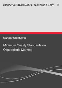 Vorderes Coverbild Minimum Quality Standards on Oligopolistic Markets