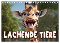 Lachende Tiere (Wandkalender 2026 DIN A4 quer), CALVENDO Monatskalender