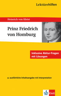 Klett Lektürehilfen Heinrich von Kleist, Prinz Friedrich von Homburg
