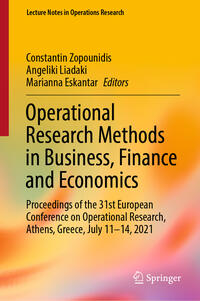 Operational Research Methods in Business, Finance and Economics