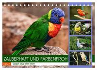 Zauberhaft und farbenfroh (Tischkalender 2026 DIN A5 quer), CALVENDO Monatskalender