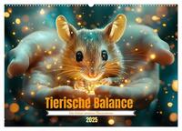 Tierische Balance (Wandkalender 2025 DIN A2 quer), CALVENDO Monatskalender