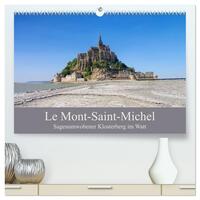 Le Mont-Saint-Michel - Sagenumwobener Klosterberg im Watt (hochwertiger Premium Wandkalender 2026 DIN A2 quer), Kunstdruck in Hochglanz