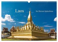 Laos - Im Herzen Indochinas (Wandkalender 2026 DIN A3 quer), CALVENDO Monatskalender