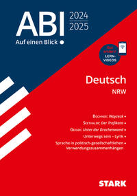 STARK Deutsch - Abi - Auf einen Blick! 2025 NRW