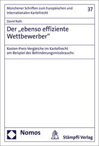 Vorderes Coverbild Der "ebenso effiziente Wettbewerber"