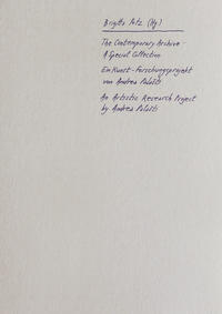 The Contemporary Archive – A Special Collection