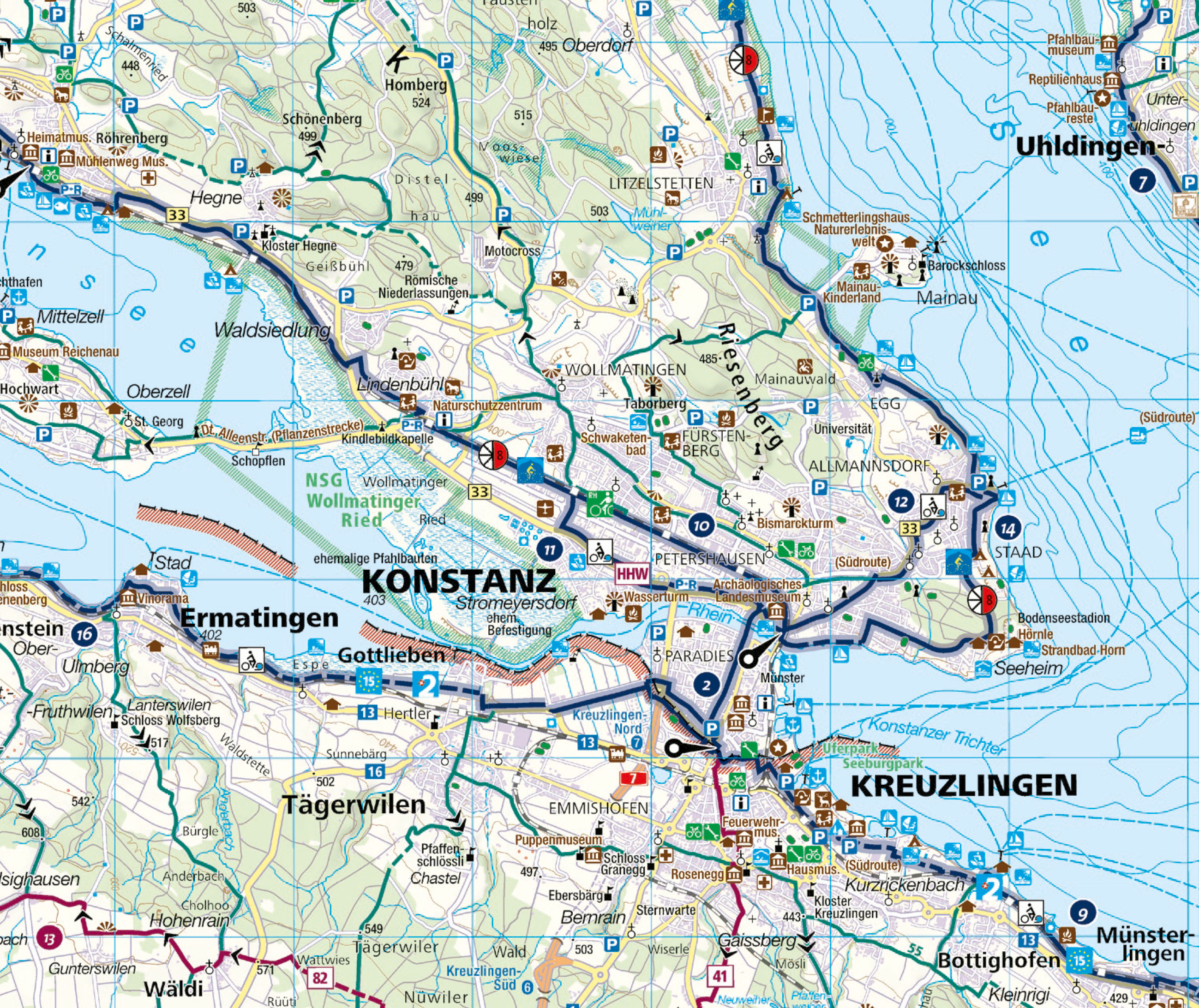 Beispielinhalt (Bild) Bodensee und Umgebung