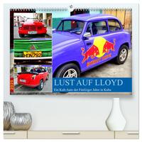 Lust auf LLOYD - Ein Kult-Auto der Fünfziger Jahre in Kuba (hochwertiger Premium Wandkalender 2025 DIN A2 quer), Kunstdruck in Hochglanz
