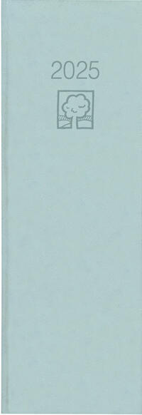 Vorderes Coverbild Zettler - Tagevormerkbuch 2025 recycling, 10,4x29,6cm, Taschenkalender mit 400 Seiten, 1 Tag auf 1 Seite, Tages-, und Wochen- und Zinstagezählung, Zweimonatsübersicht und deutsches Kalendarium