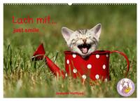 lach mit...just smile (Wandkalender 2025 DIN A2 quer), CALVENDO Monatskalender