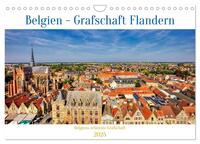Belgien - Grafschaft Flandern (Wandkalender 2025 DIN A4 quer), CALVENDO Monatskalender