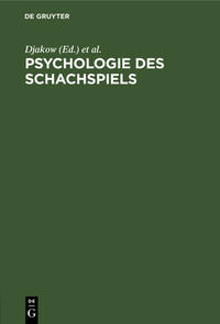Psychologie des Schachspiels