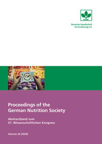 Proceedings of the German Nutrition Society - Vol. 26 (2020)