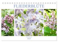 Fliederblüte (Tischkalender 2025 DIN A5 quer), CALVENDO Monatskalender